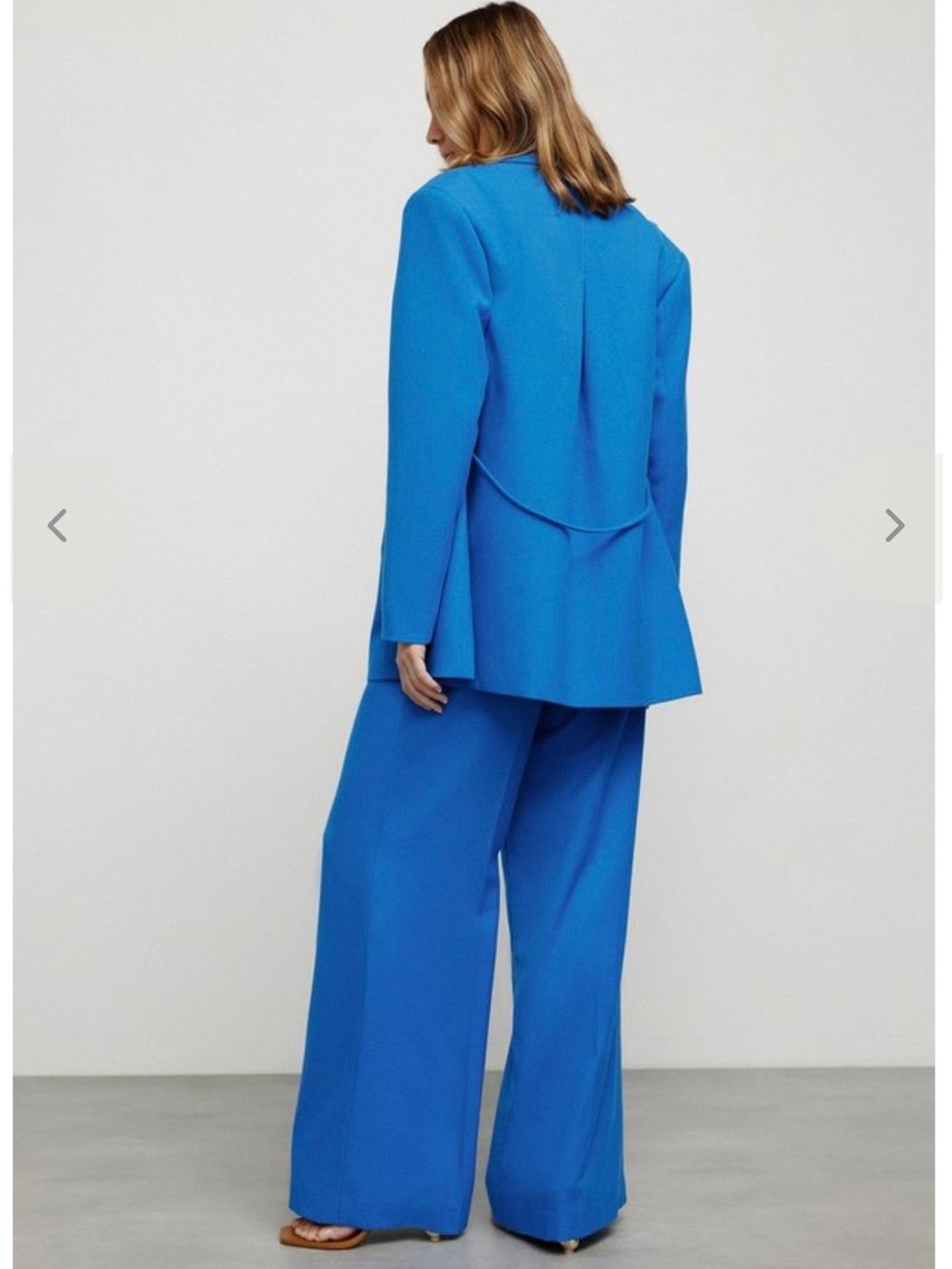 Significant Other Never Women’s Electric Blue Tailored Blazer 2 - Picture 6 of 16